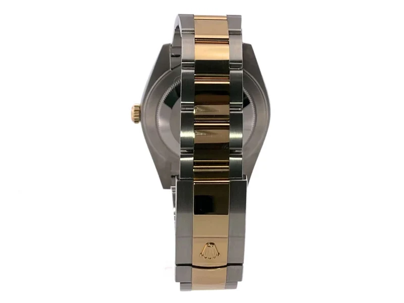 Rolex Datejust 41 Edelstahl Gelbgold 126303 golden Riffelmuster