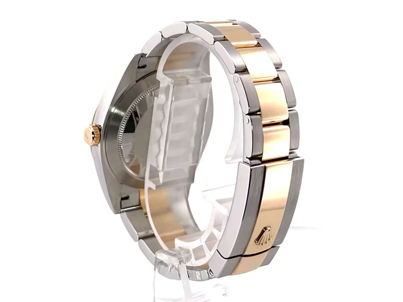 Rolex Datejust 41 Edelstahl Gelbgold 126303 Schwarz