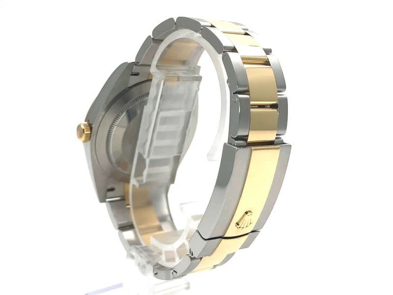 Rolex Datejust 41 Edelstahl Gelbgold 126303 Weiß aus 2018 LC100