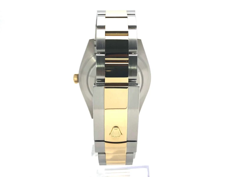 Rolex Datejust 41 Edelstahl Gelbgold 126303 Weiß aus 2018 LC100