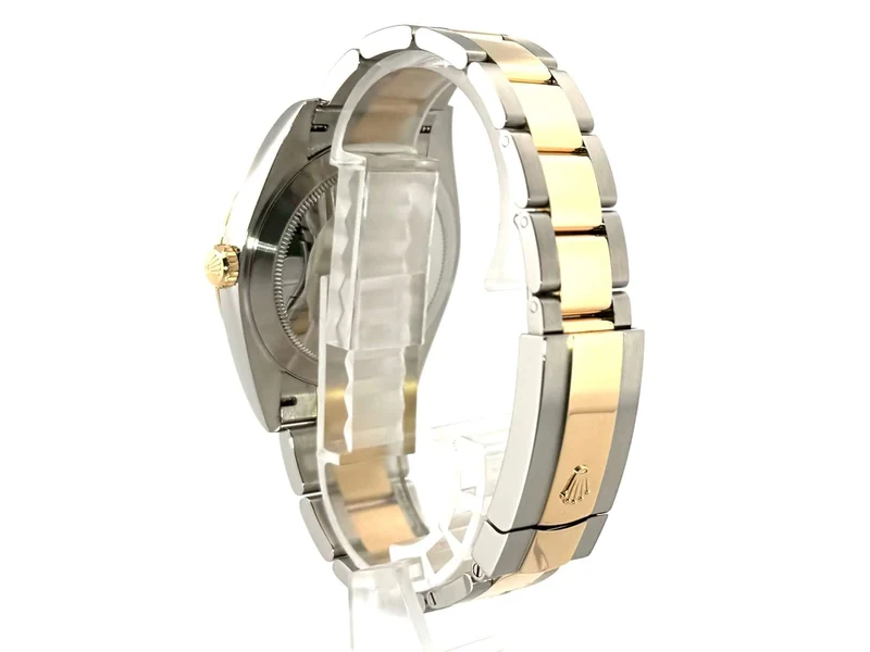 Rolex Datejust 41 Edelstahl Gelbgold 126333 Schwarz