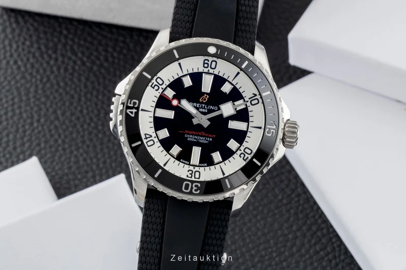 Breitling Superocean steel automatic men's watch A17378211B1S1 LP: 5450EUR [2601488]