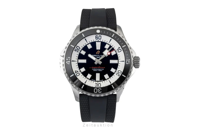 Breitling Superocean steel automatic men's watch A17378211B1S1 LP: 5450EUR [2601488]