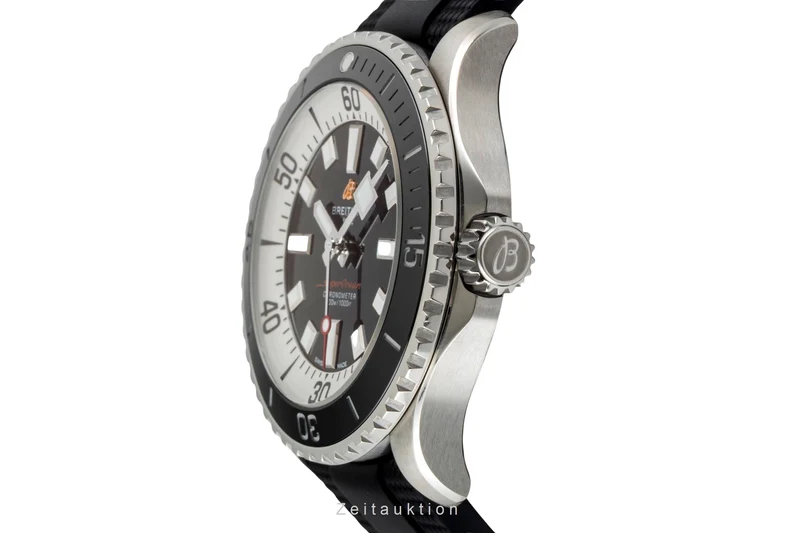 Breitling Superocean steel automatic men's watch A17378211B1S1 LP: 5450EUR [2601488]