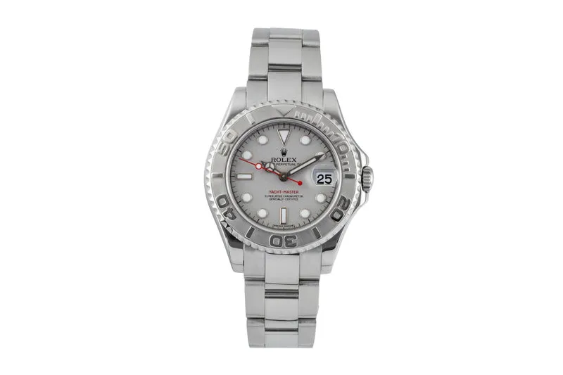 Rolex Yacht-Master steel / platinium automatic men's watch 168622 [2601375]