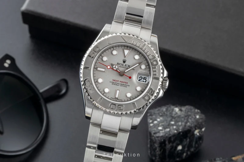 Rolex Yacht-Master steel / platinium automatic men's watch 168622 [2601375]
