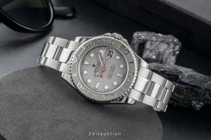Rolex Yacht-Master steel / platinium automatic men's watch 168622 [2601375]