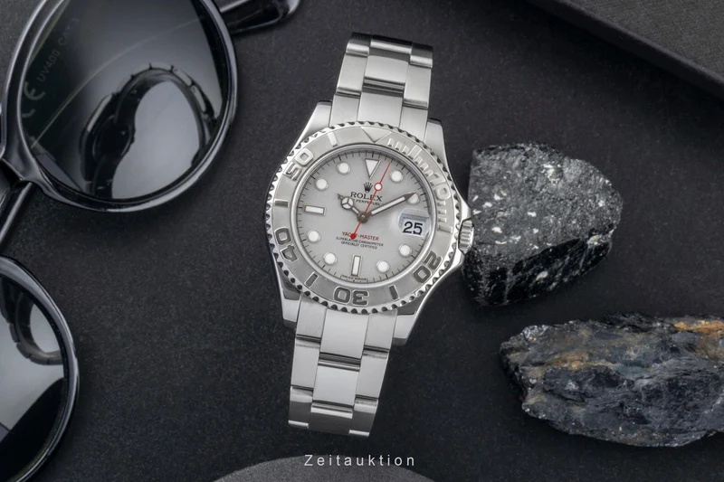 Rolex Yacht-Master steel / platinium automatic men's watch 168622 [2601375]