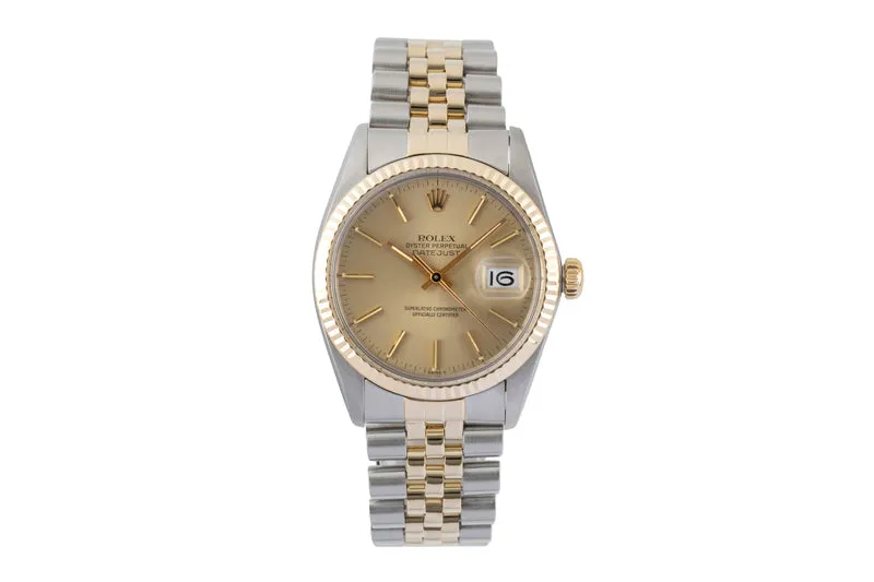 Rolex Datejust steel / gold automatic men's watch 16013 Vintage [2601165]