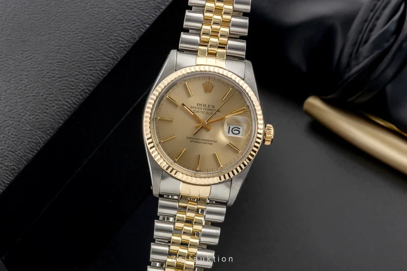 Rolex Datejust steel / gold automatic men's watch 16013 Vintage [2601165]