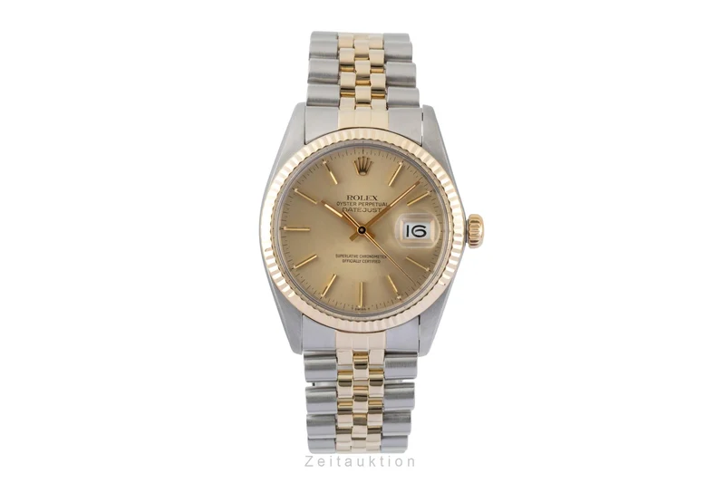 Rolex Datejust steel / gold automatic men's watch 16013 Vintage [2601165]