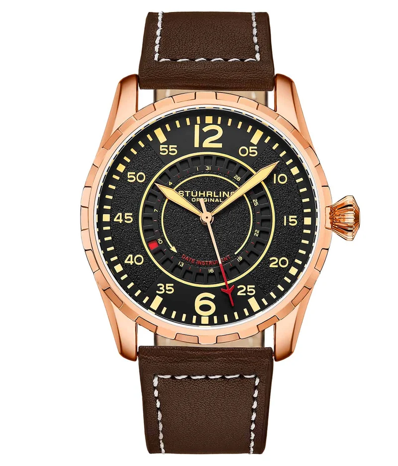 Stührling 4002 Quartz 44mm Aviator
