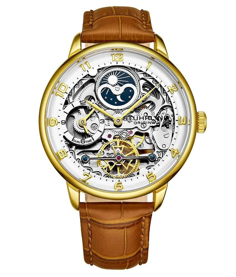 Stührling Precision Masterpiece 3925 Automatic Skeleton 40mm