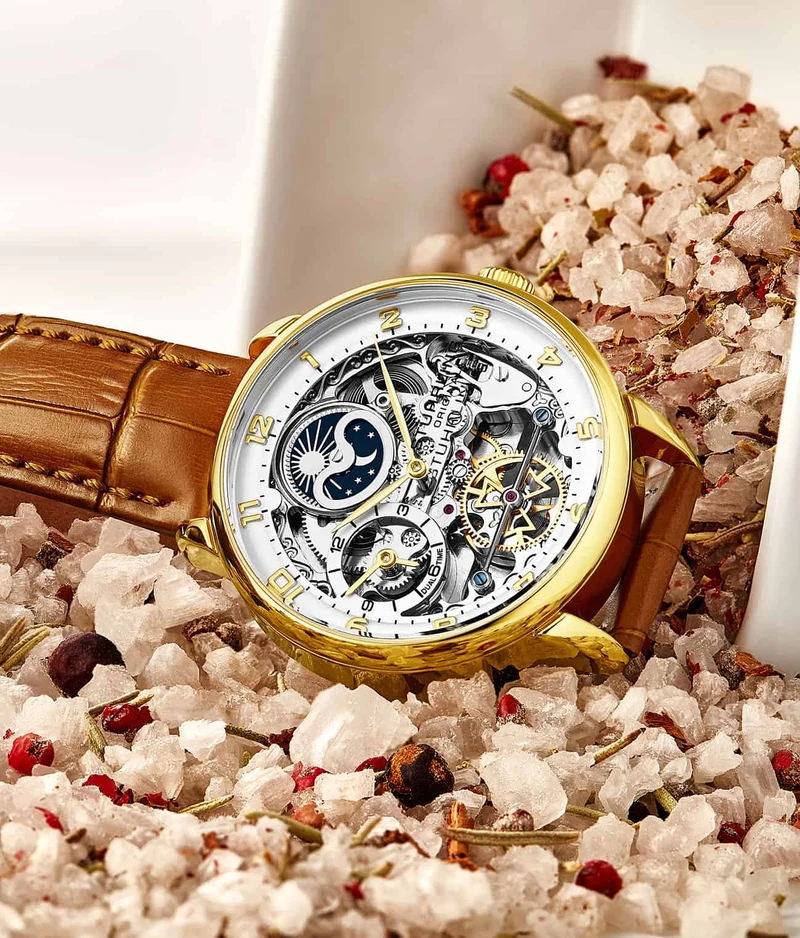 Stührling Precision Masterpiece 3925 Automatic Skeleton 40mm