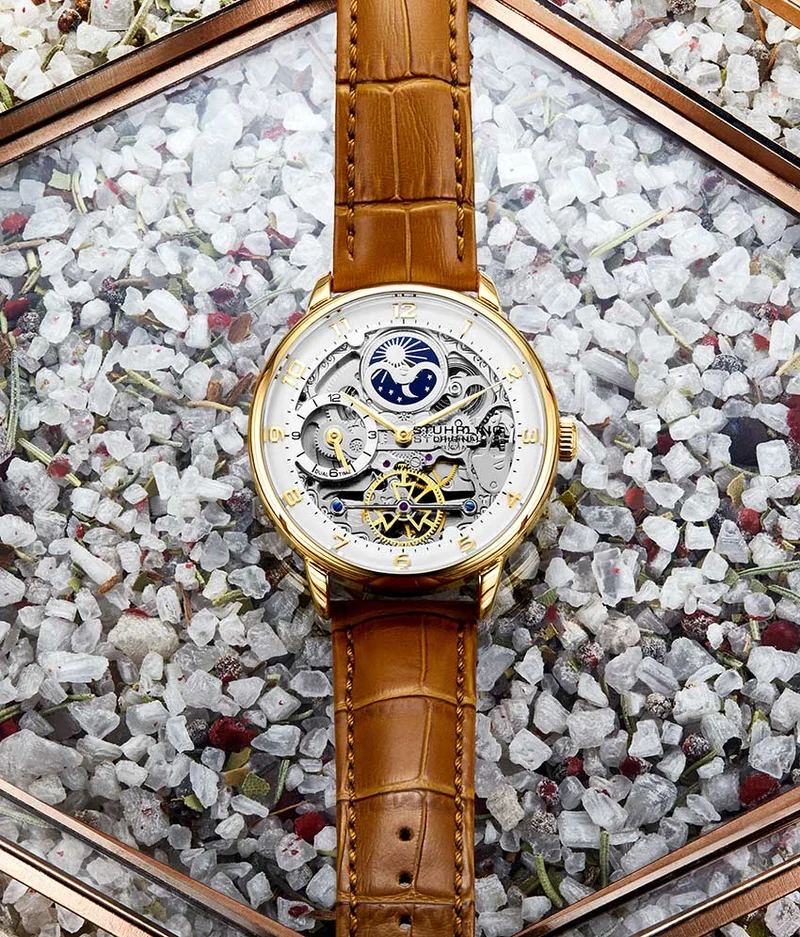 Stührling Precision Masterpiece 3925 Automatic Skeleton 40mm