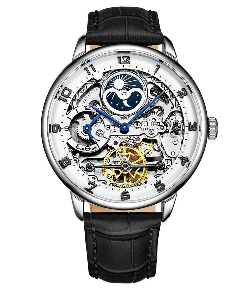 Stührling Precision Masterpiece 3925 Automatic Skeleton 40mm