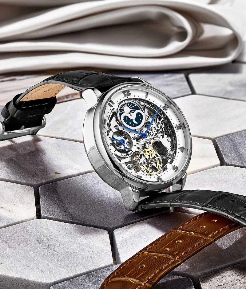 Stührling Precision Masterpiece 3925 Automatic Skeleton 40mm