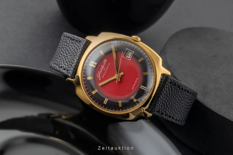 Glashütte Spezimatic gilt-brass automatic men's watch Vintage [2600555]