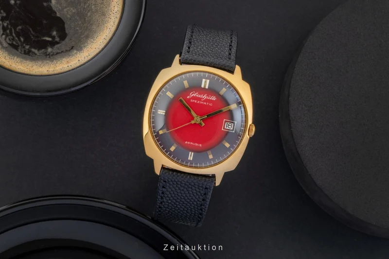 Glashütte Spezimatic gilt-brass automatic men's watch Vintage [2600555]