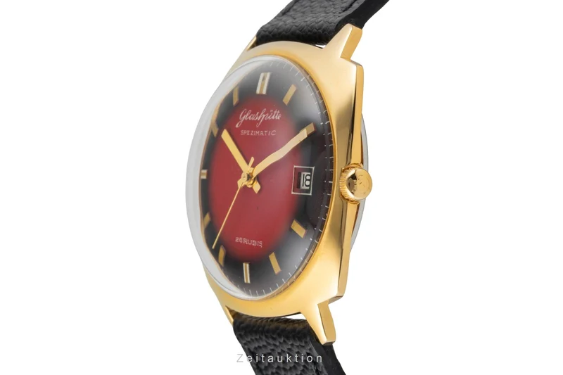 Glashütte Spezimatic gilt-brass automatic men's watch Vintage [2600555]