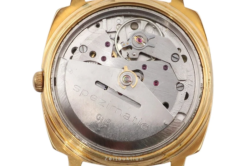 Glashütte Spezimatic gilt-brass automatic men's watch Vintage [2600555]