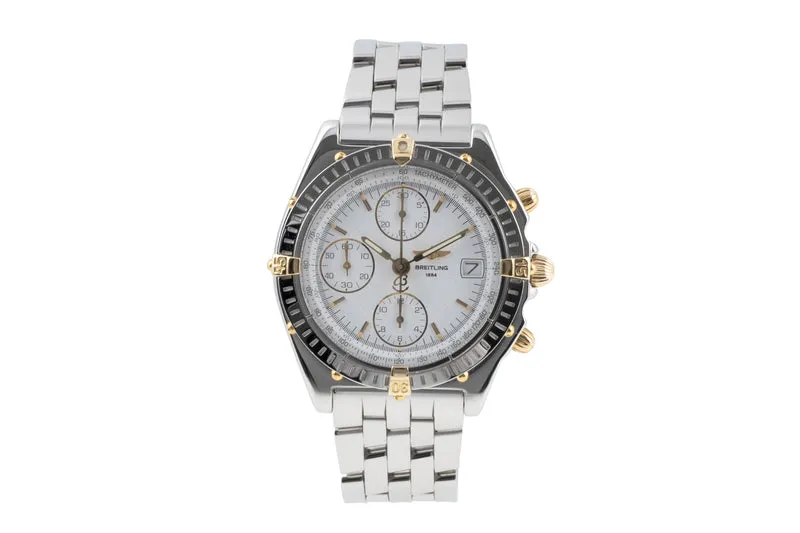 Breitling Chronomat chronograph steel / gold automatic men's watch B13050.1 [2502950]