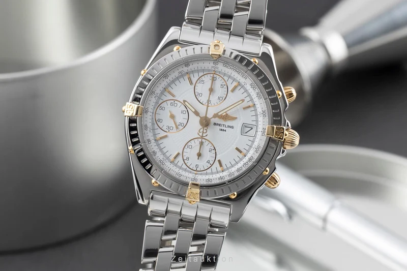 Breitling Chronomat chronograph steel / gold automatic men's watch B13050.1 [2502950]