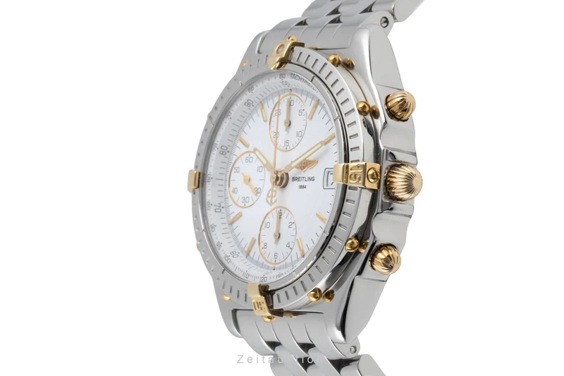 Breitling Chronomat chronograph steel / gold automatic men's watch B13050.1 [2502950]