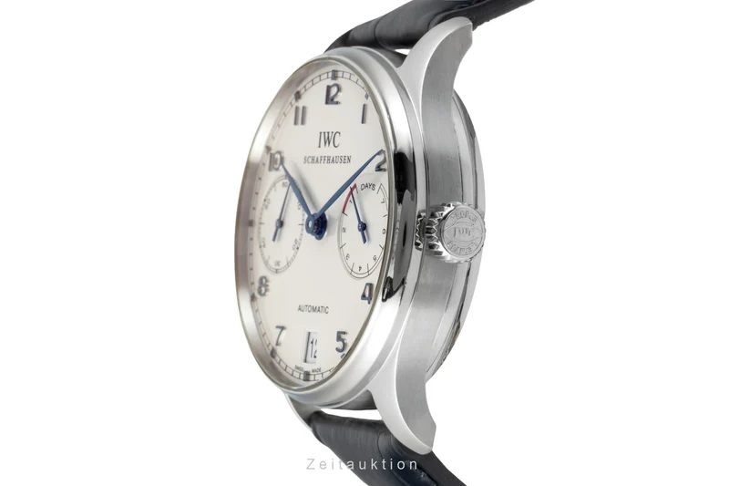 IWC Portugieser steel automatic men's watch IW500107 LP: 14000EUR [2600805]