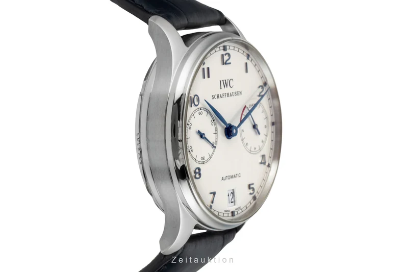 IWC Portugieser steel automatic men's watch IW500107 LP: 14000EUR [2600805]