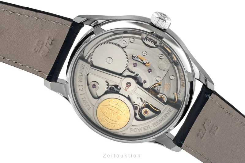 IWC Portugieser steel automatic men's watch IW500107 LP: 14000EUR [2600805]