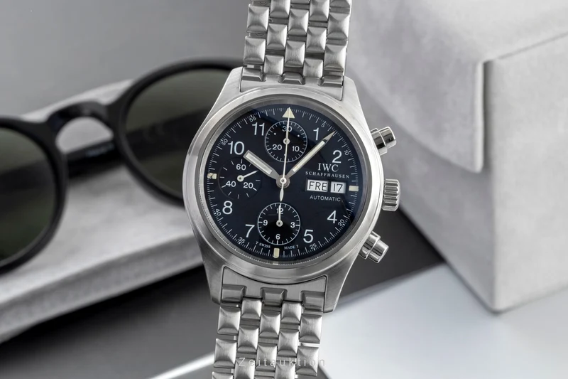 IWC Fliegerchronograph chronograph steel automatic men's watch IW370605 [2600687]