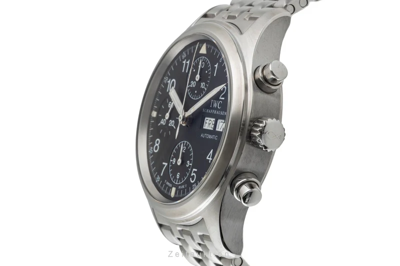 IWC Fliegerchronograph chronograph steel automatic men's watch IW370605 [2600687]
