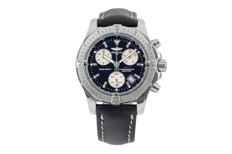 Breitling Colt Chronograph chronograph steel quartz men's watch A73380-018 [2601143]