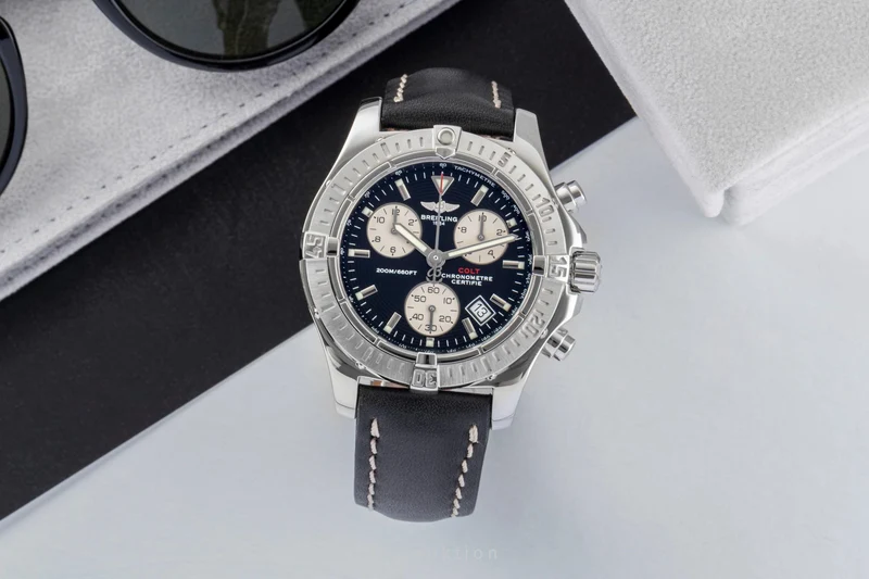 Breitling Colt Chronograph chronograph steel quartz men's watch A73380-018 [2601143]