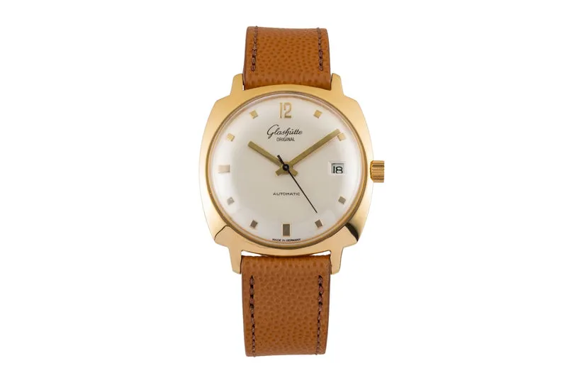 Glashütte Spezimatic gilt-brass automatic men's watch Vintage [2600214]