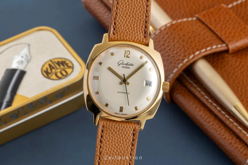 Glashütte Spezimatic gilt-brass automatic men's watch Vintage [2600214]