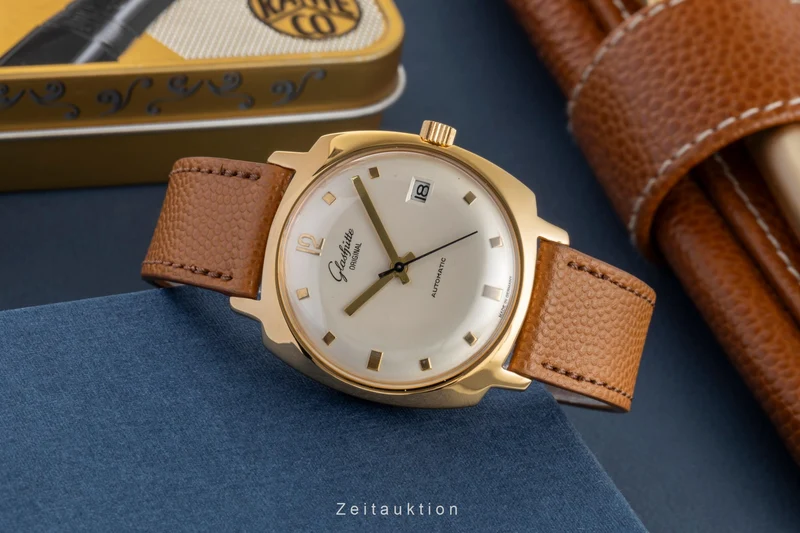 Glashütte Spezimatic gilt-brass automatic men's watch Vintage [2600214]