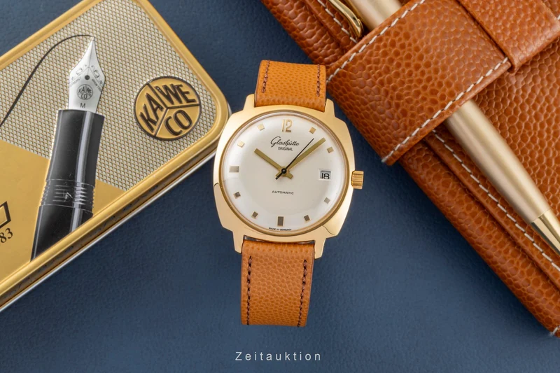 Glashütte Spezimatic gilt-brass automatic men's watch Vintage [2600214]