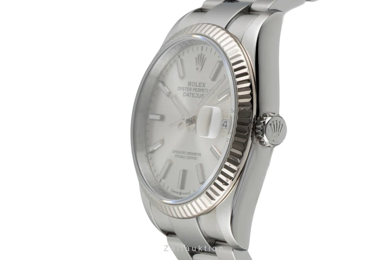Rolex Datejust steel / white gold automatic men's watch 126234 [2601197]