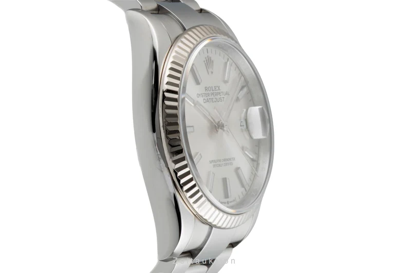Rolex Datejust steel / white gold automatic men's watch 126234 [2601197]