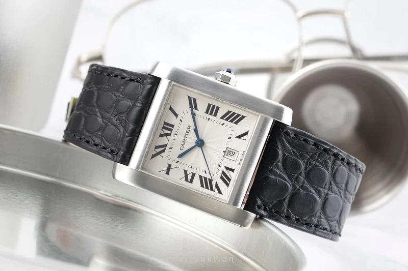 Cartier Tank Francaise steel automatic men's watch W5101755 [2601051]