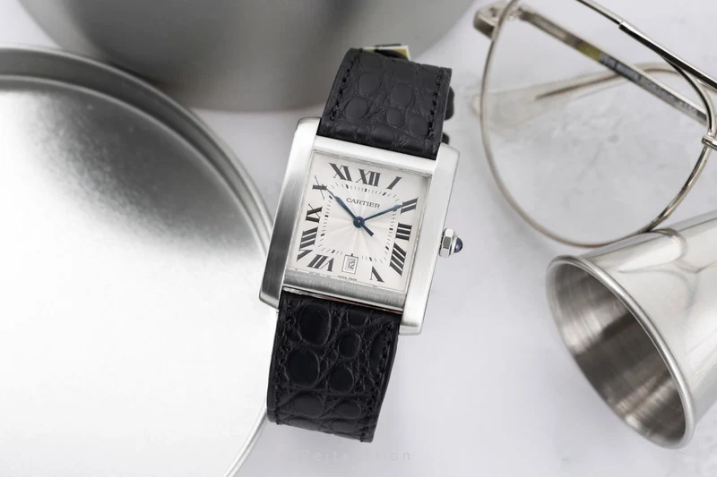 Cartier Tank Francaise steel automatic men's watch W5101755 [2601051]