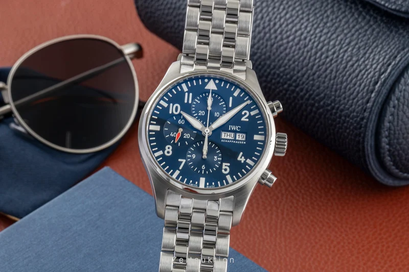 IWC Fliegerchronograph chronograph steel automatic men's watch IW377717 LP: 8800EUR [2601016]