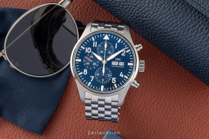 IWC Fliegerchronograph chronograph steel automatic men's watch IW377717 LP: 8800EUR [2601016]