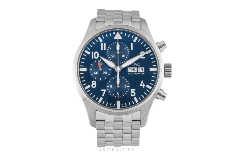 IWC Fliegerchronograph chronograph steel automatic men's watch IW377717 LP: 8800EUR [2601016]