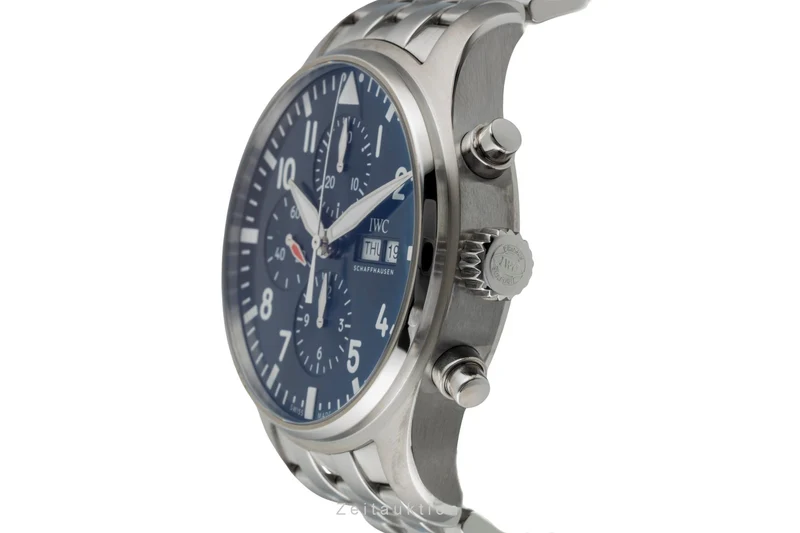 IWC Fliegerchronograph chronograph steel automatic men's watch IW377717 LP: 8800EUR [2601016]
