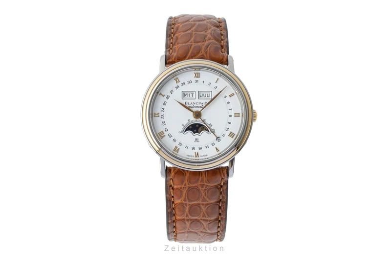 Blancpain Villeret steel / gold automatic men's watch 6595 [2600983]