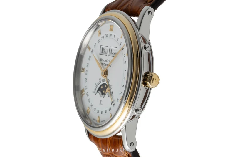 Blancpain Villeret steel / gold automatic men's watch 6595 [2600983]