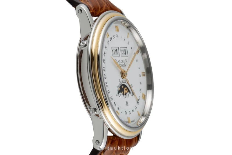 Blancpain Villeret steel / gold automatic men's watch 6595 [2600983]